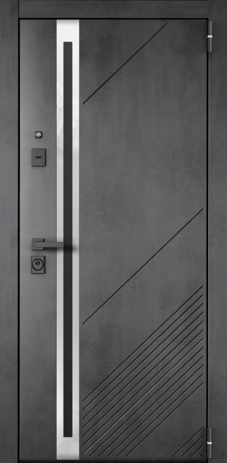 ULTIMATUM PRO PP, Панель MDF с ПВХ покрытием, UT-F3, ПВХ Бетон темный в Пензе